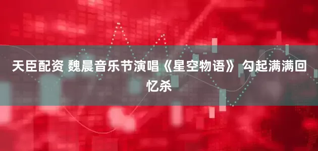 天臣配资 魏晨音乐节演唱《星空物语》 勾起满满回忆杀