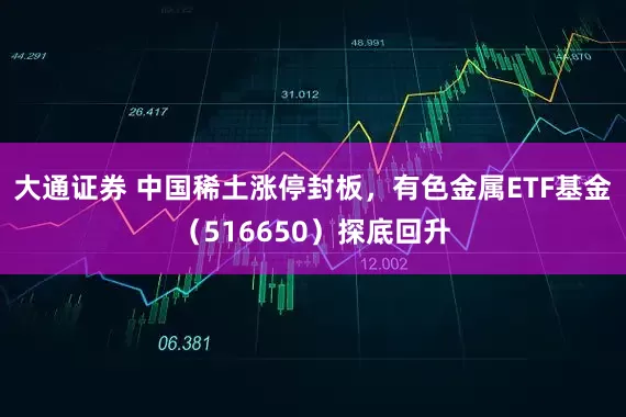 大通证券 中国稀土涨停封板，有色金属ETF基金（516650）探底回升